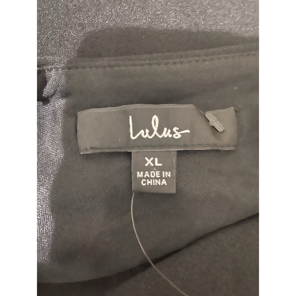 Lulus Melora Black Sleeveless Maxi Dress XL Glamour Elegant Black Tie Formal - Picture 8 of 11